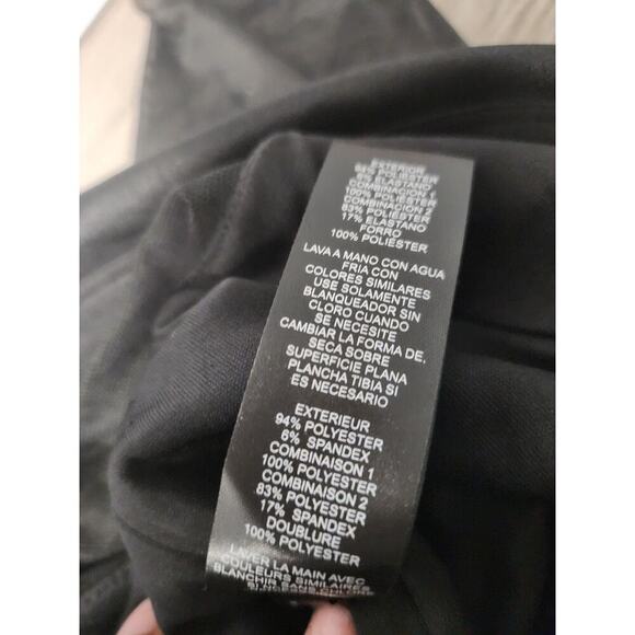 Jessica Howard Formal Jumpsuit Women's 24W NWT Sheer Sleeve Satin Pockets Tuxedo - Picture 8 of 12